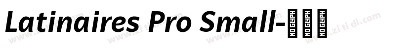 Latinaires Pro Small字体转换